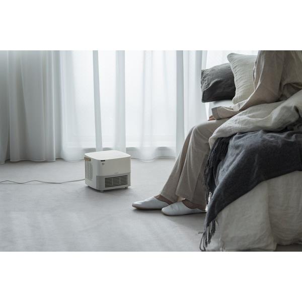 シロカ 人感センサー付きセラミックファンヒーター ポカCUBE ホワイト