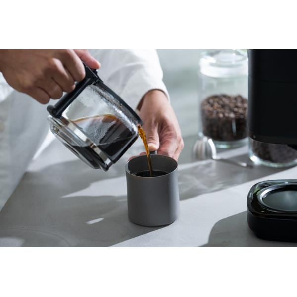 シロカ コーン式全自動コーヒーメーカー カフェばこPRO ブラック SC