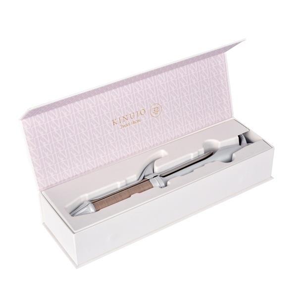 KINUJO 2wayヘアアイロン 32mm シルクプレート 耐熱シリコンカバー付属