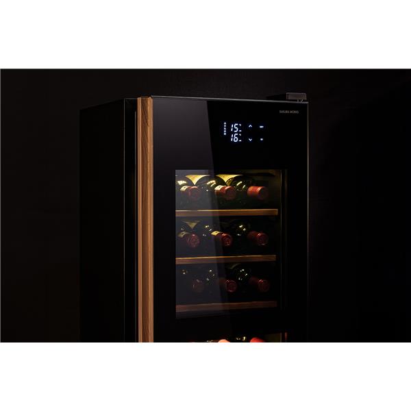 さくら製作所 ワインセラー ワイン収納本数50本/右開き/ブラック