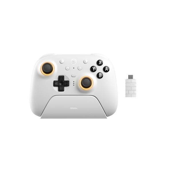 8BitDo Ultimate 2 Bluetooth White 無線 有線ゲームコントローラー 