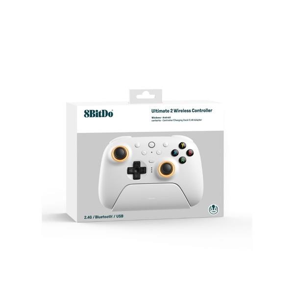 8BitDo Ultimate 2 Wireless White 無線 有線ゲームコントローラー