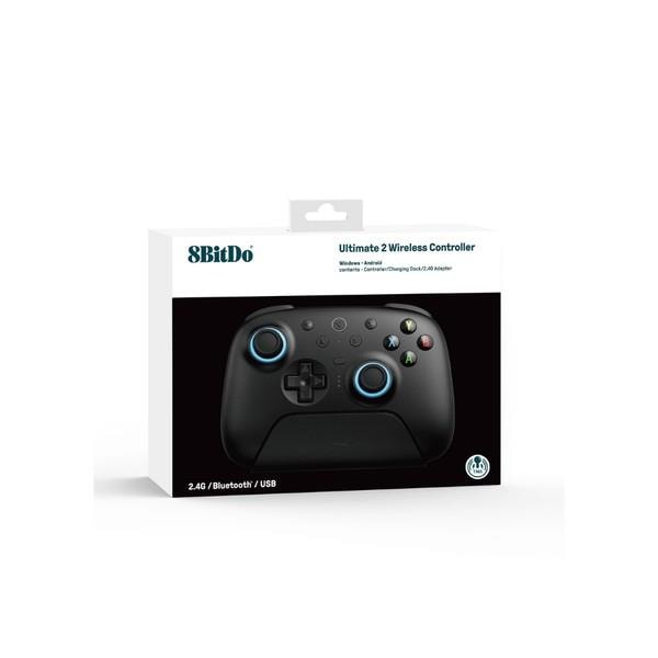 8BitDo Ultimate 2 Wireless Black 無線 有線ゲームコントローラー