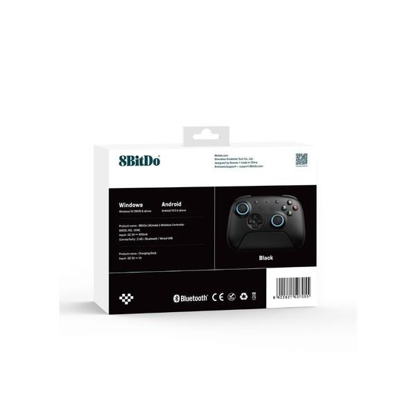8BitDo Ultimate 2 Wireless Black 無線 有線ゲームコントローラー