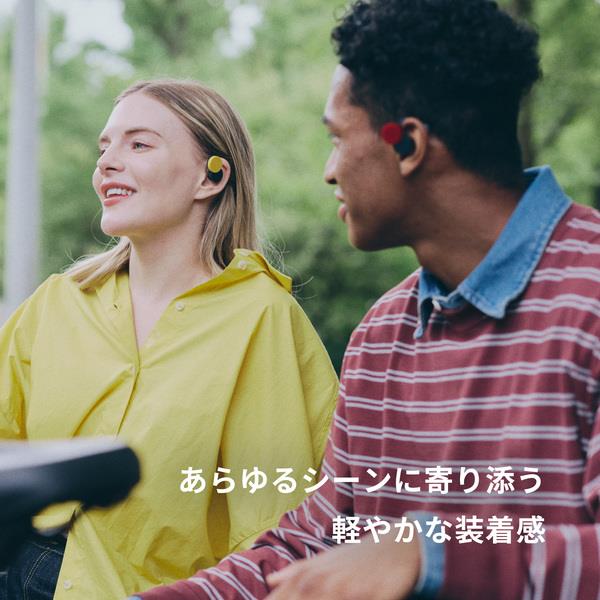 nwm DOTS 骨伝導イヤホン モスグリーン nwm オープンイヤー型