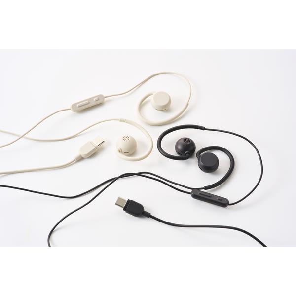 nwm 【耳スピ】オープンイヤー型有線イヤホン(USB Type-C)nwm (ヌーム