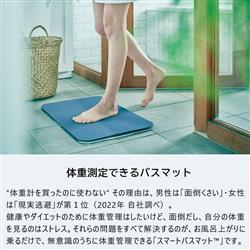 issin スマートバスマット 【USB充電方式/ダークグレー