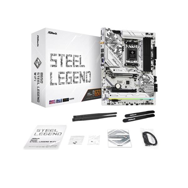 ASRock マザーボード ASRock B650 Steel Legend WiFi B650-Steel