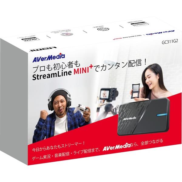 AVerMedia TECHNOLOGIES キャプチャー StreamLine MINI+ GC311G2