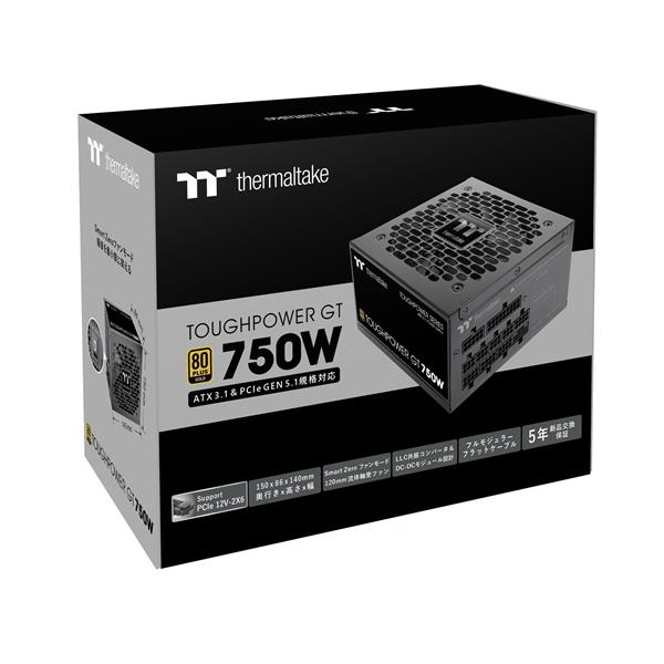 Thermaltake 電源ユニット TOUGHPOWER GT/0750W ATX3.1 PS-TPT