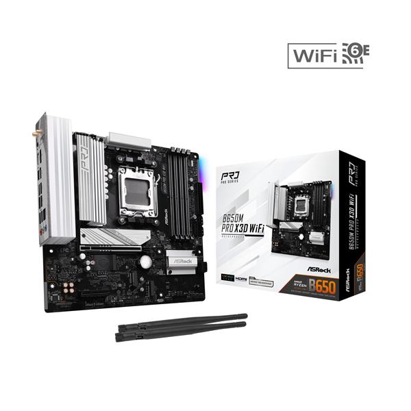 【新品・交換品】ASRock B650M Pro X3D WiFi マザーボード ASRock マザーボード ASRock B650M Pro X3D WiFi B650MPro-X3D-WiFi