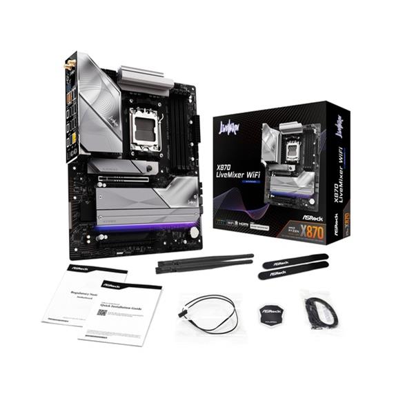 ASRock マザーボード ASRock X870 Livemixer WiFi X870-Livemixer-WiFi
