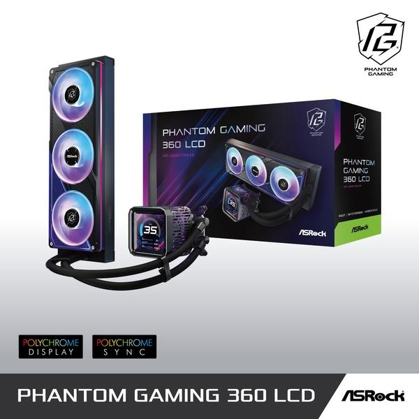 ASRock CPUクーラー Phantom Gaming 360 LCD PhantomGaming-360-LCD