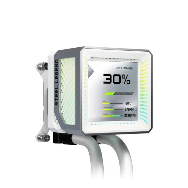 ASRock CPUクーラー Steel Legend 360 LCD Steel-Legen-360-LCD