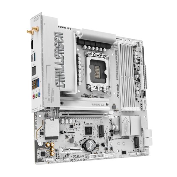 ASRock マザーボード B860M Challenger WiFi White B860M-Challenger