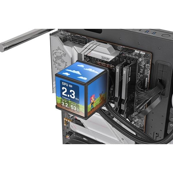 Thermaltake CPUクーラー MINECUBE 360 Ultra Black All-In-One Liquid