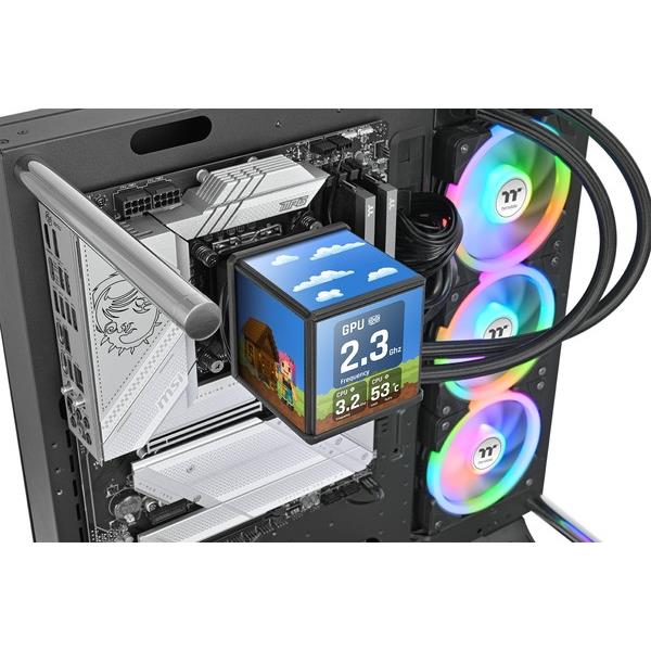 Thermaltake CPUクーラー MINECUBE 360 Ultra Black All-In-One Liquid
