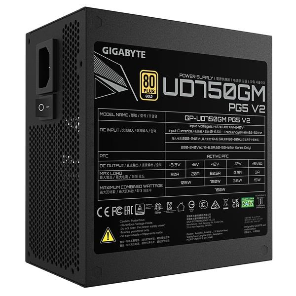 注目ブランドのギフト GIGABYTE PG5 UD750GM GIGABYTE 電源ユニット GP-UD750GM-PG5-V2 電源ユニット