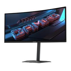GIGABYTE ゲーミングモニター 34インチ 曲面ディスプレイ ブラック