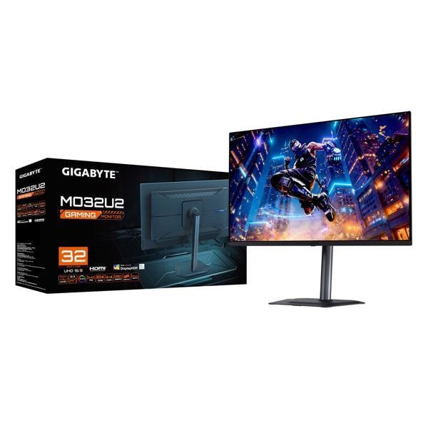 GIGABYTE ゲーミングモニター 31.5インチ QD-OLED ブラック MO32U2