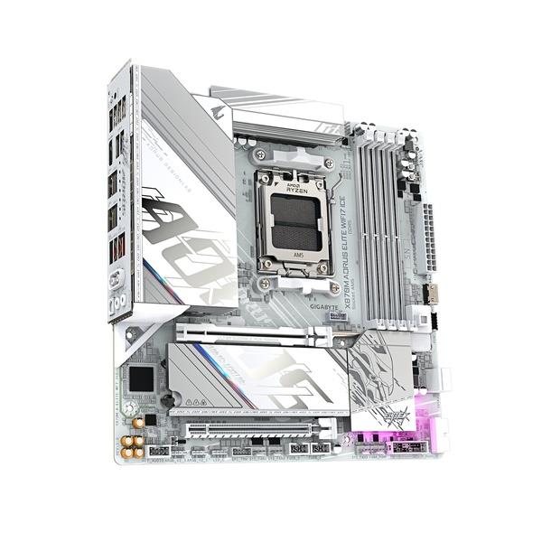 GIGABYTE マザーボード GIGABYTE X870M AORUS ELITE WIFI7 ICE X870M
