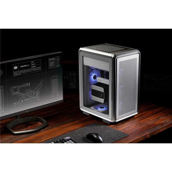 Cooler Master PCケース MasterFrame 400 Mesh Silver MF400M-SHNN-S00