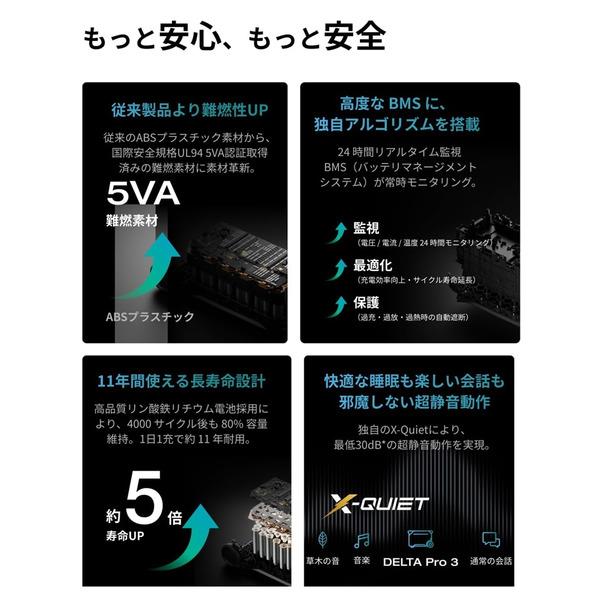 EcoFlow EcoFlow DELTA Pro 3 EFDELTAPRO3-JP | ノジマオンライン