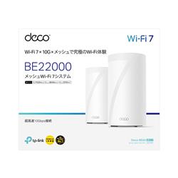 TPLink Deco-BE85-2Pack 無線LANルーター BE22000【2個パック 