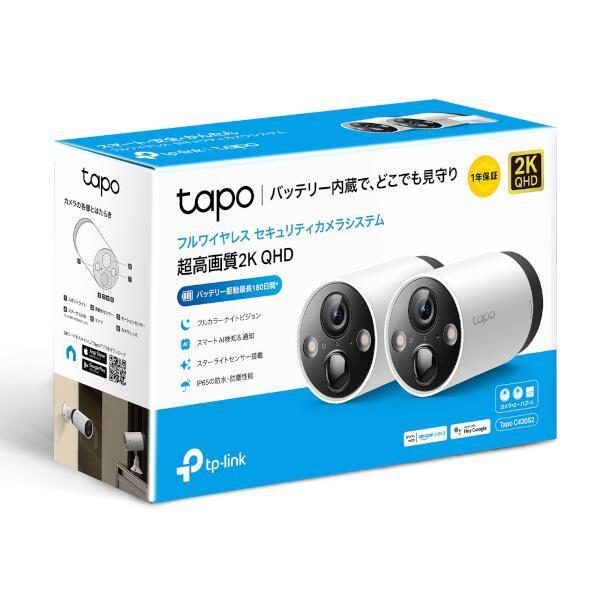 TPLink TAPO-C420S2 フルワイヤレスセキュリティカメラ Tapo C420S2 