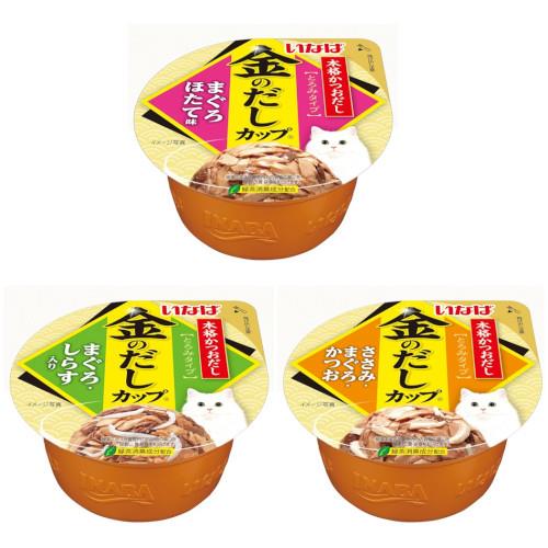 いなばペットフード 金のだしカップまぐろささみバラエティ70g