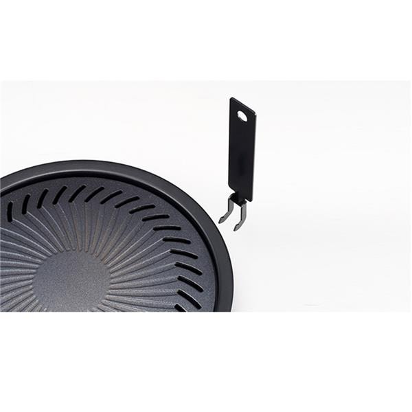 【土日限定価格】バッグ付き水晶焼肉プレート30cm 4個 水晶焼肉用プレート φ300×H30 焼肉プレート 焼肉 遠赤外線 韓国食器