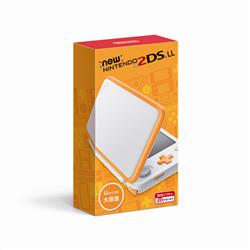 【梱包B級品】【2DS】 Newニンテンドー2DS LL本体 ホワイト×オレンジ ※ACアダプタ別売