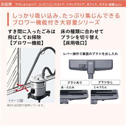 HITACHI 業務用クリーナー【紙パックレス式】 CV-G2100 | ノジマ