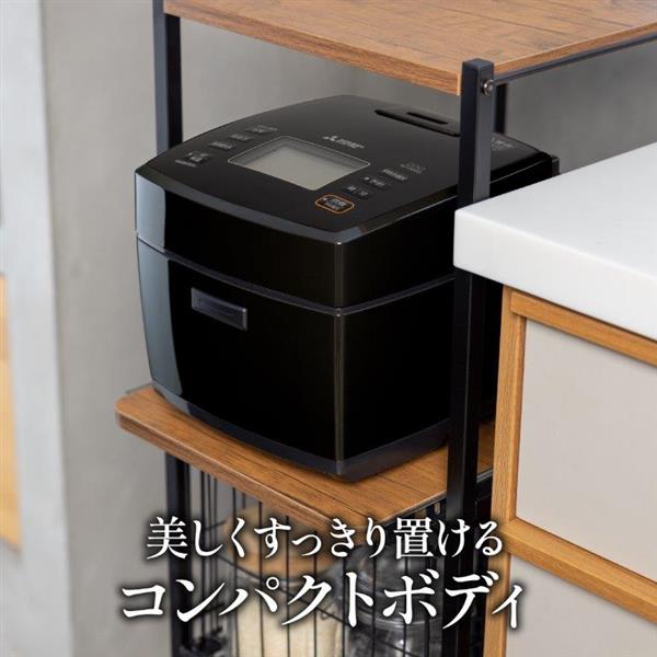 MITSUBISHI NJ-VS10G-B IH炊飯ジャー 炭炊釜 熾火 5.5合炊き 黒 MITSUBISHI NJ-VS10G-B IH炊飯ジャー 炭炊釜 熾火 5.5合炊き 黒