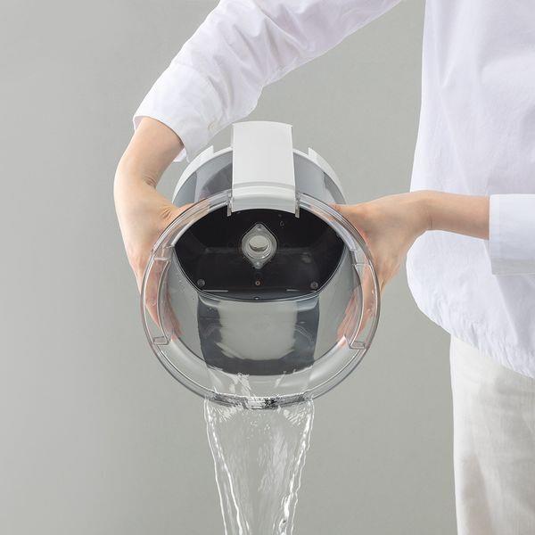 RHYTHM 9YYA29RH08 プールレス加湿器 MIST 350［ライトグレー