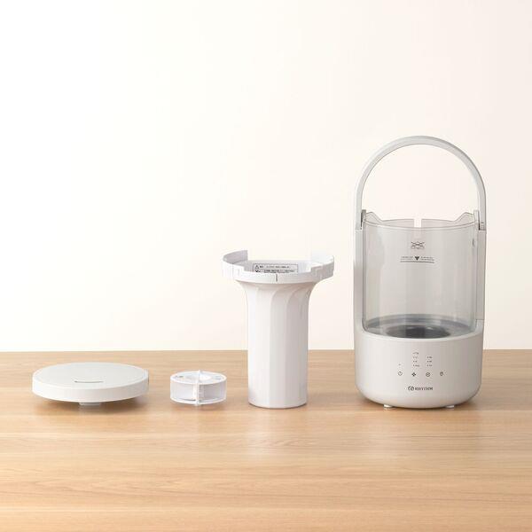 RHYTHM プールレス加湿器 MIST250 ライトグレー 9YYA64RH08