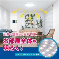 HOTALUX HLDZ08320LSG LEDシーリングライト[糸巻柄模様入り