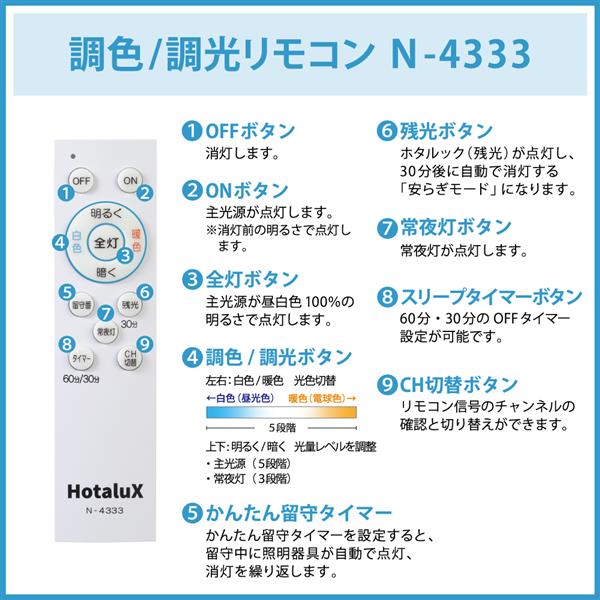 ホタルクス LEDシーリングライト[シンプルデザイン]【5499lm/～12畳/調