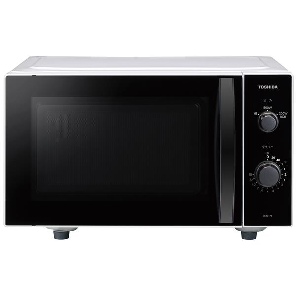 TOSHIBA ER-M17Y-W 電子レンジ【17L/50・60Hz/フラットテーブル