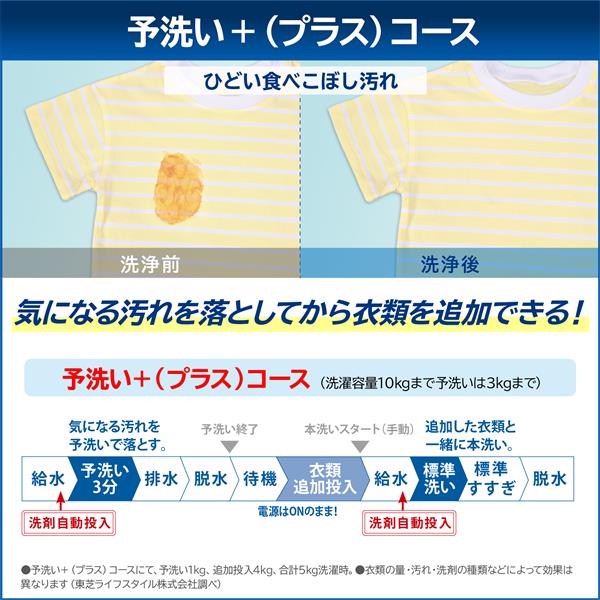 TOSHIBA 縦型洗濯乾燥機ZABOON [抗菌ウルトラファインバブル洗浄W