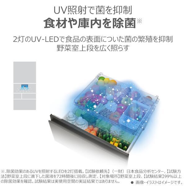 TOSHIBA GR-Y540XFS-TW 冷蔵庫VEGETA 6ドア 観音開き 543L