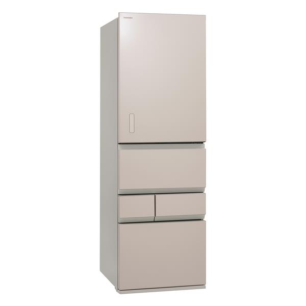 【試験済・未清掃】TOSHIBA GR-507F 冷蔵庫 501L TOSHIBA 冷蔵庫【5ドア/左開き/501L/エクリュゴールド】☆大型