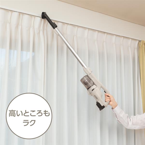TOSHIBA スティッククリーナー 超軽量1kg/スタンド付/布団用ブラシ付