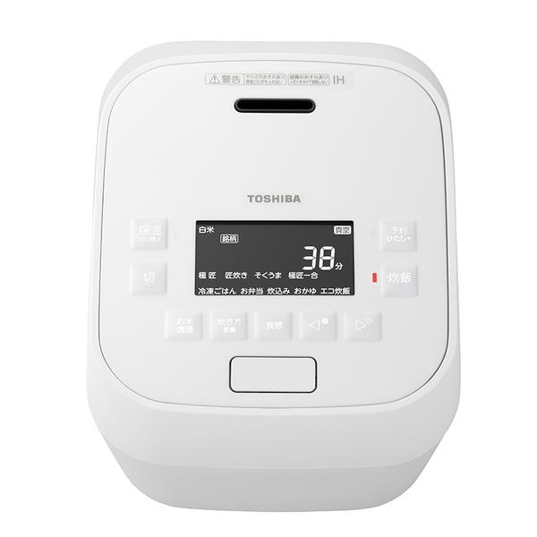 TOSHIBA RC-6MGX 3.5合 小容量真空圧力IH炊飯 TOSHIBA 真空圧力IH炊飯器 3.5合炊 真空圧力IH グランホワイト RC-6MGX