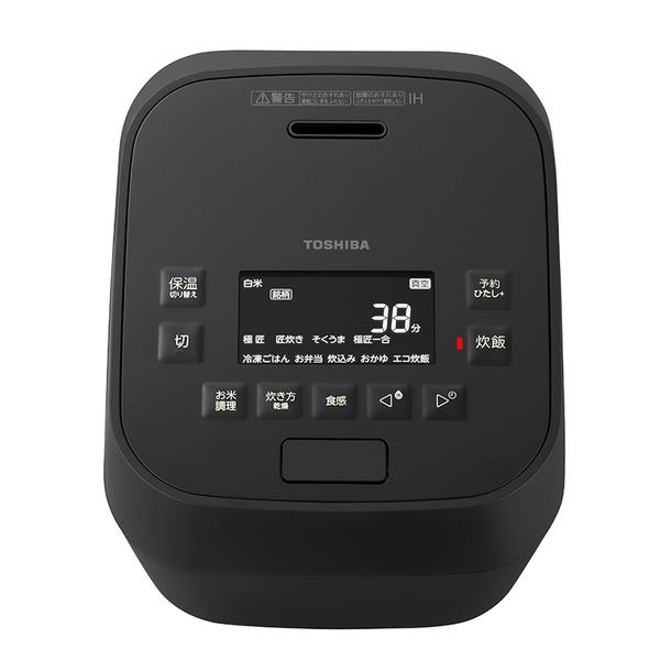 TOSHIBA 真空圧力IH炊飯器 3.5合炊 真空圧力IH グランブラック RC-6MGX