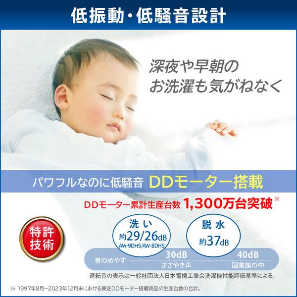 TOSHIBA 全自動洗濯機ZABOON [抗菌ウルトラファインバブル洗浄]【洗濯