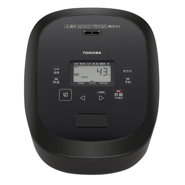 TOSHIBA 真空圧力IH炊飯器 RC-18G(WK) グランブラック 東芝 TOSHIBA 炊飯器 1升 炎匠炊き 真空圧力IH グランブラック