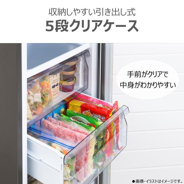 TOSHIBA 冷凍庫【1ドア/右開き/135L/ダークシルバー】 GF-Y14HS-HT