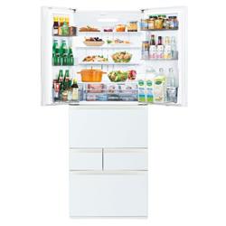 TOSHIBA 冷蔵庫VEGETA【6ドア/観音開き/601L/グランホワイト】☆大型