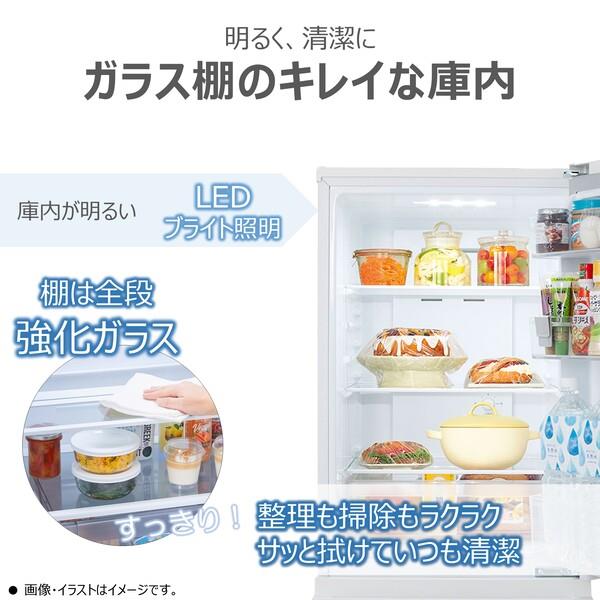 TOSHIBA 冷蔵庫 2ドア/右開き/180L/エクリュホワイト GR-Y18BP